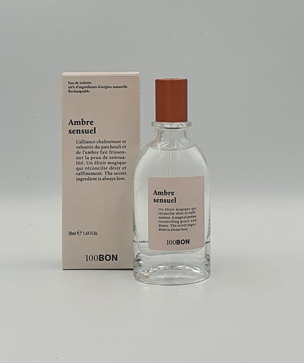 Eau de toilette 50ml Ambre Sensuel 96% naturelle - 100BON