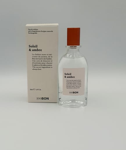 Eau de toilette Soleil & Ambre 50ml 96% naturelle - 100BON