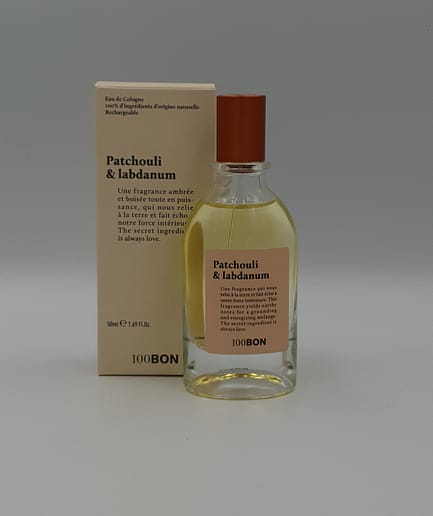 Eau de Cologne Patchouli & Labdanum 100% naturelle - 100BON