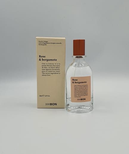 Eau de toilette 50ml Bergamote & Rose 100% naturelle - 100BON