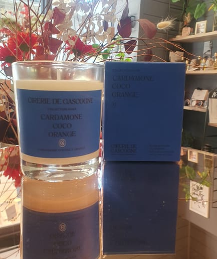 Bougie artisanale " Cardamome Coco Orange " 180g